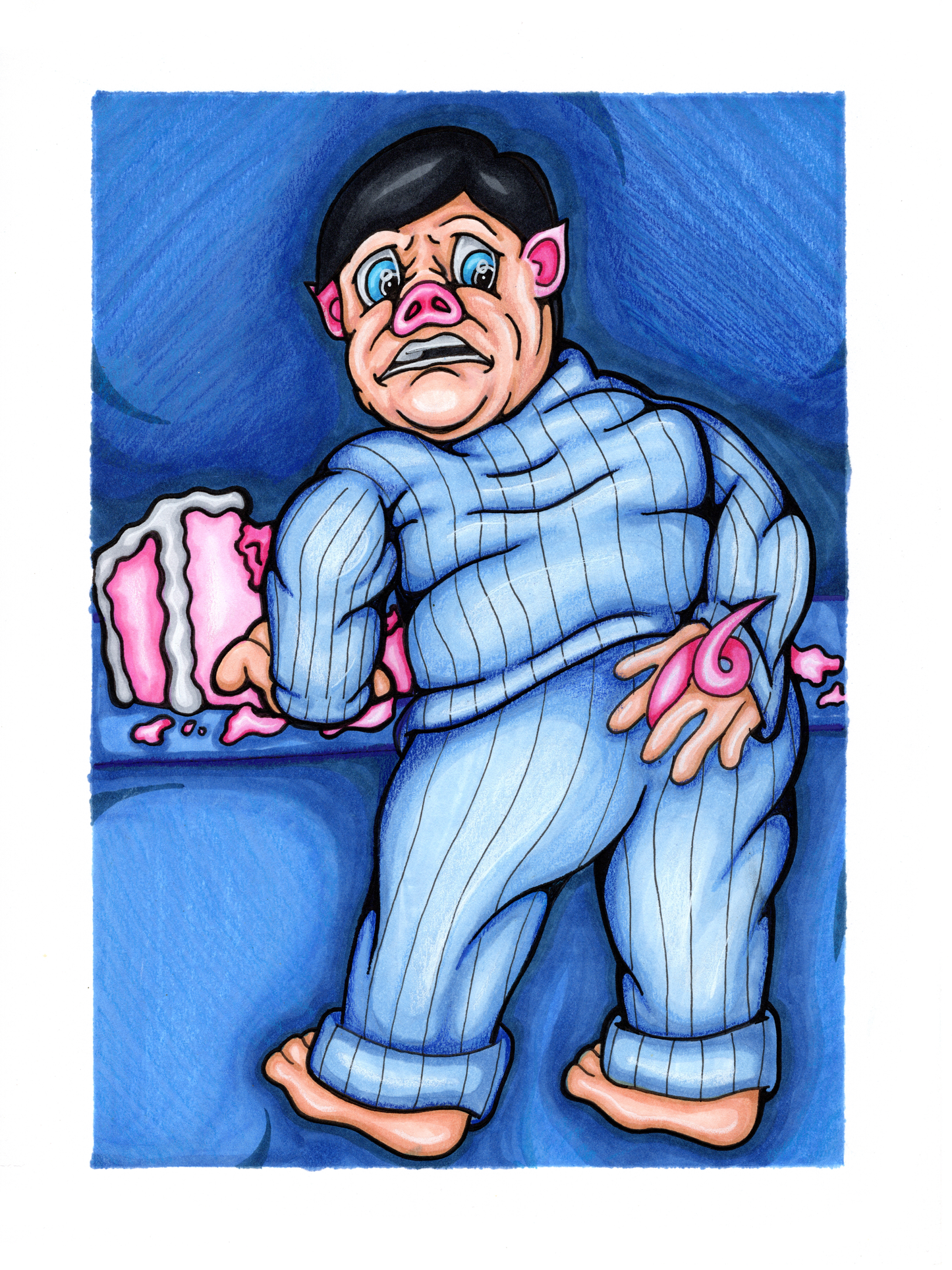 Dudley Art Print – Premium Hand-Cut Edition (9"x12")