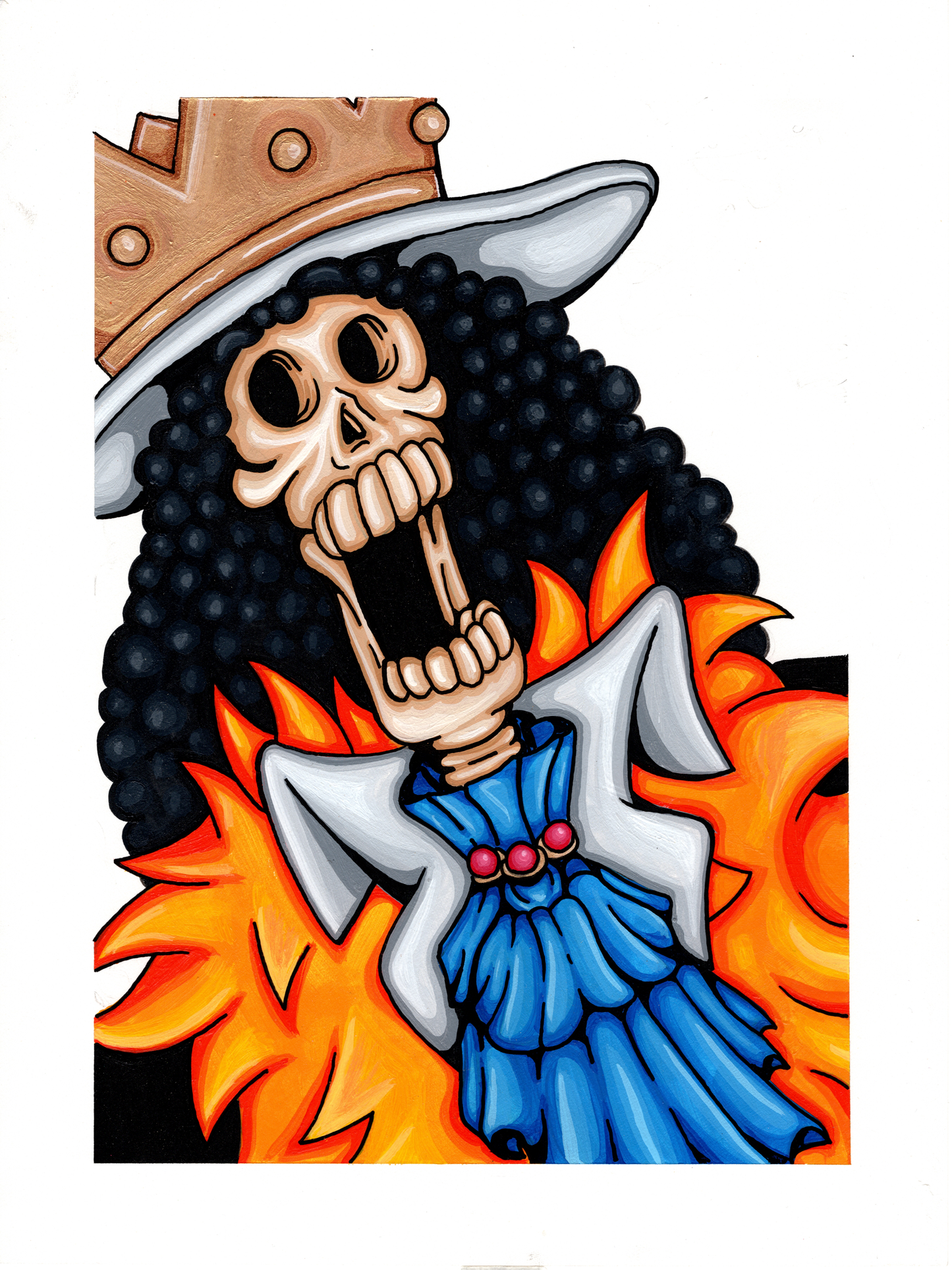 Brooks Art Print – Premium Hand-Cut Edition (9"x12")