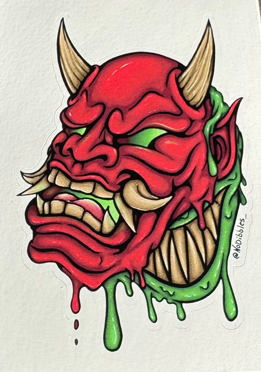 Slime Oni - Art Stickers